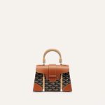 Goyard Saigon Structured Mini Bag Black and Brown - Image 2